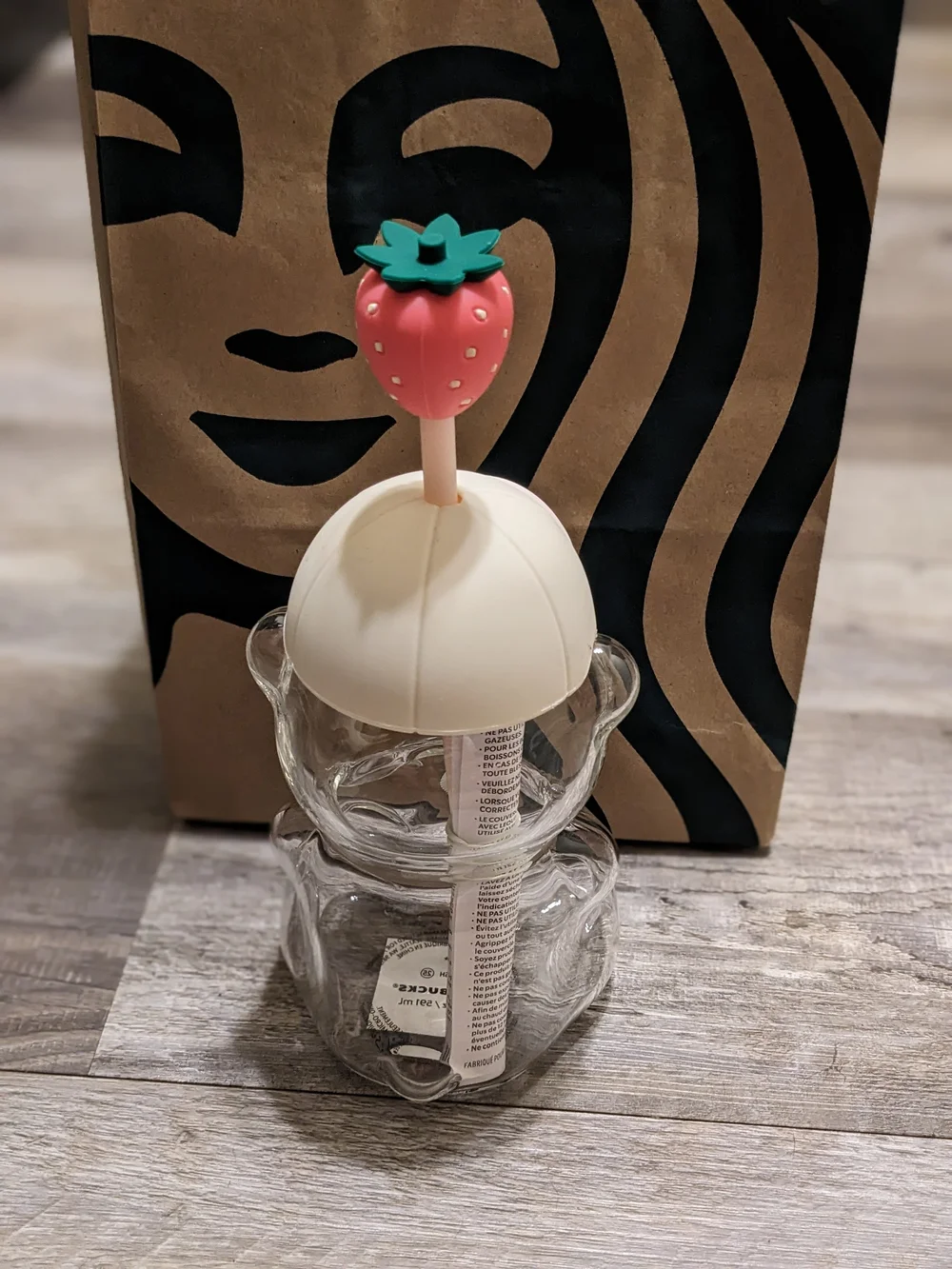 Starbucks topper bag cup